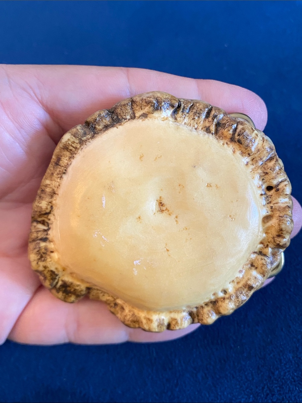 Handcrafted Natural Antler Belt Buckle Rustic Western Style